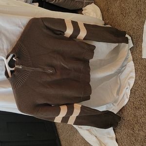American Eagle 3/4 zip sweater